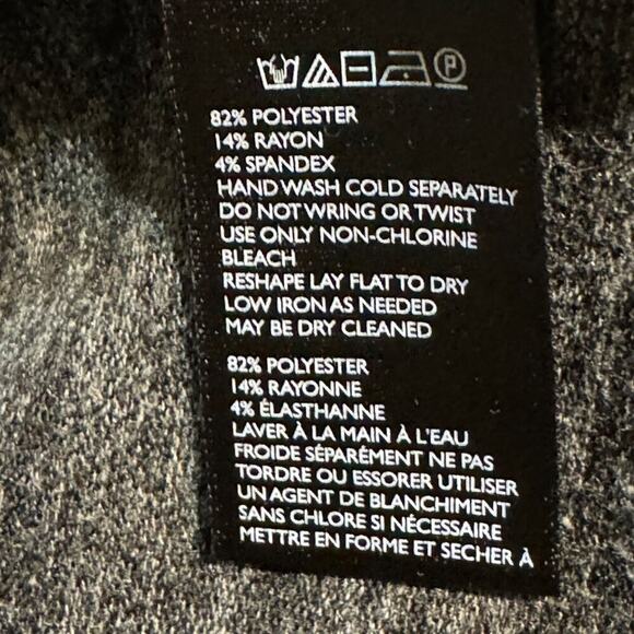 BDG Shirt Women's Small Relaxed Mock Soft Comfort Stretch Heathered Grey - Picture 6 of 7